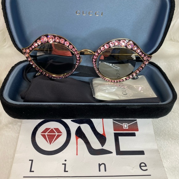 💄Gucci 😎 Sunglasses Cat eye🐅 - Picture 8 of 8